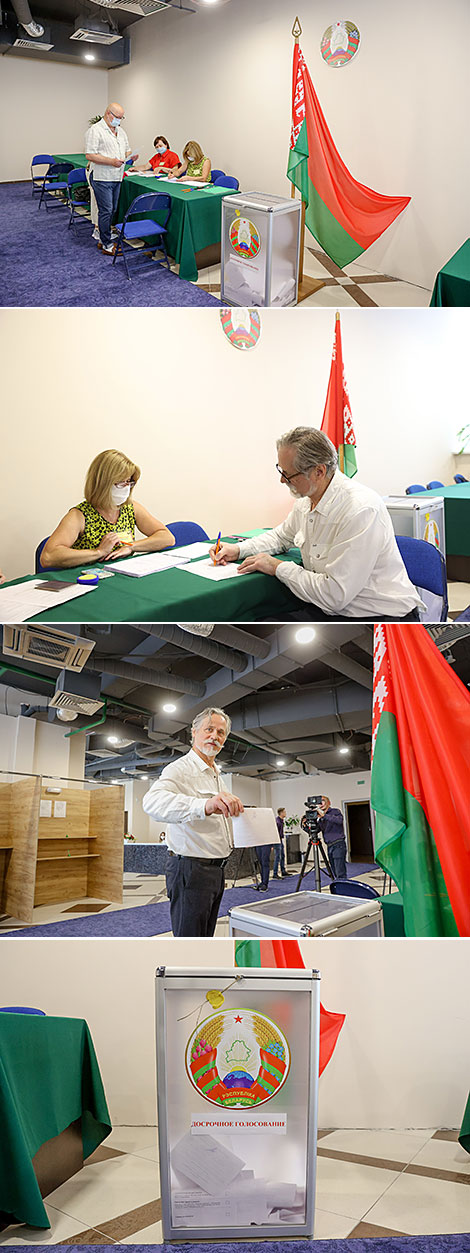 Early voting in Minsk