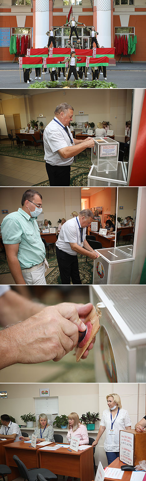 Voting in Gomel