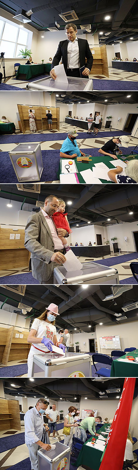 Voting in Minsk 