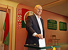 Governor of Grodno Oblast Vladimir Kravtsov casts his ballot