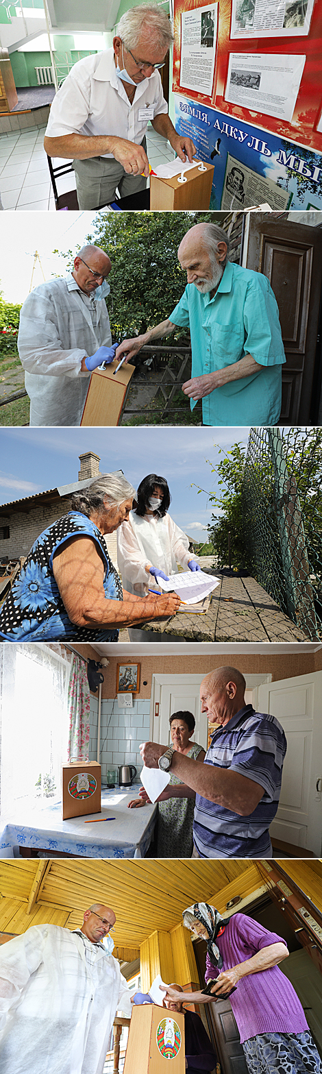 Home voting in Brest District