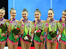 Юниорская сборная Беларуси – чемпион Европы в групповых упражнениях с пятью мячами