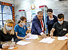 Vote counting in Minsk