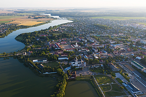 A bird's eye view of Nesvizh 