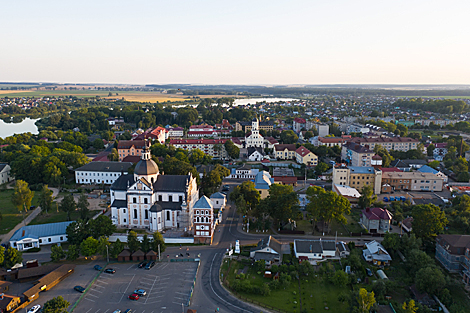 Несвиж с высоты птичьего полета