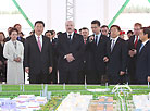 Президент Беларуси и Председатель КНР посетили Китайско-белорусский индустриальный парк