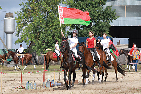 Horse festival in Bobruisk District