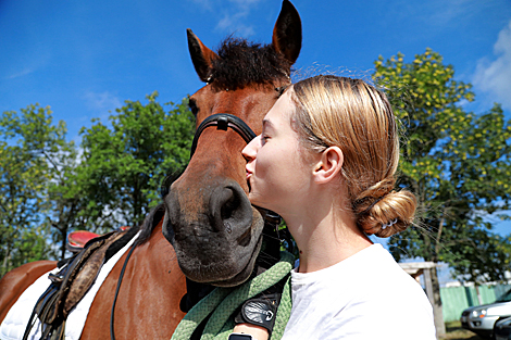 Horse festival in Bobruisk District