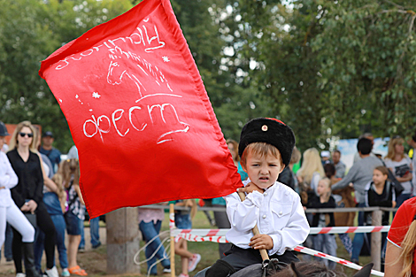 Horse festival in Bobruisk District