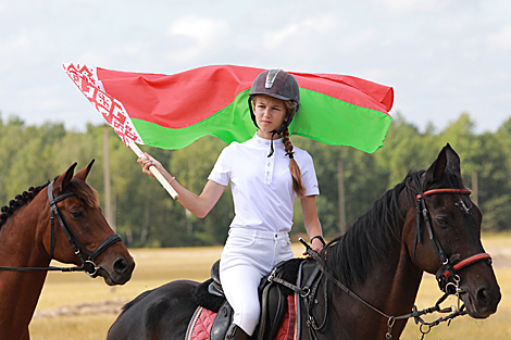 Horse festival in Bobruisk District