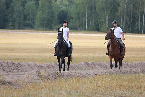 Horse festival in Bobruisk District