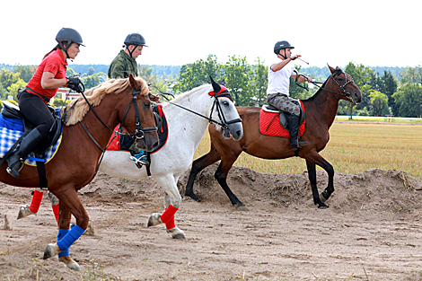 Horse festival in Bobruisk District