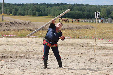 Horse festival in Bobruisk District