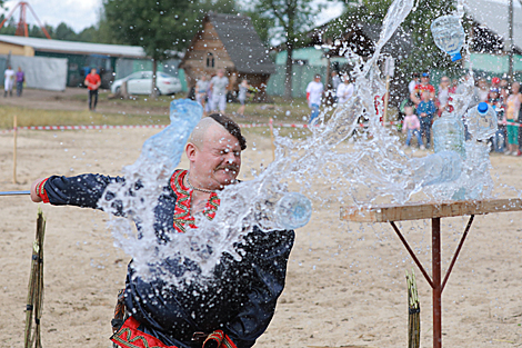 Horse festival in Bobruisk District