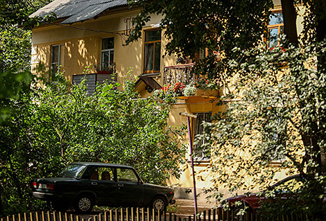 Osmolovka neighborhood in Minsk