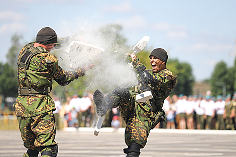 Paratroopers' Day celebrations in Brest