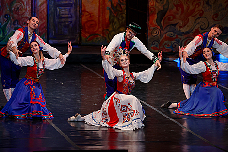 Peer Gynt ballet on stage of Bolshoi Theater