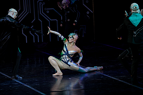 Peer Gynt ballet on stage of Bolshoi Theater