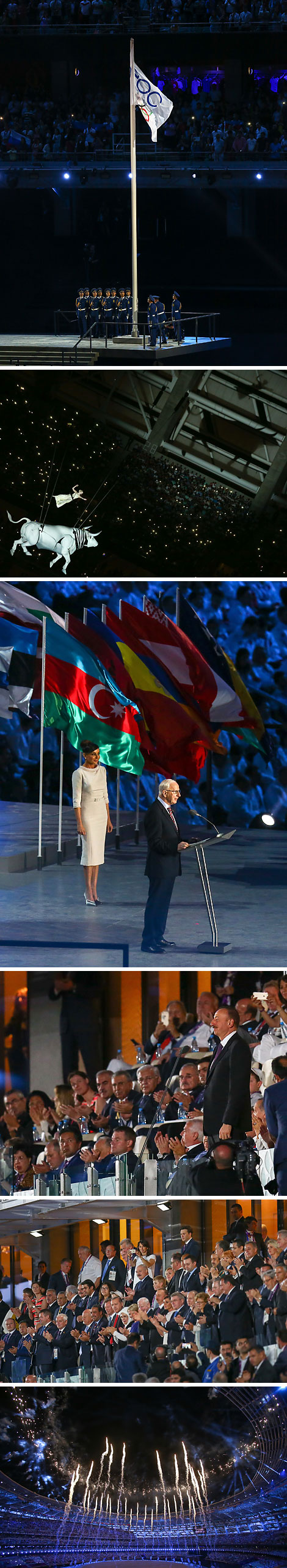 The opening ceremony of the 1st European Games in Baku