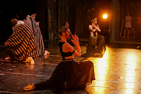 Peer Gynt ballet on stage of Bolshoi Theater