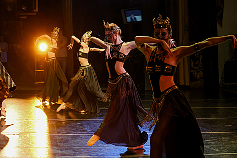 Peer Gynt ballet on stage of Bolshoi Theater