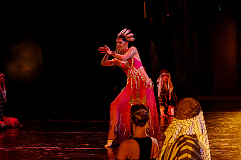 Peer Gynt ballet on stage of Bolshoi Theater