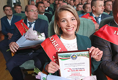 Dazhynki harvest festival in Mozyr