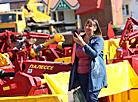 Agricultural exhibition in Mozyr