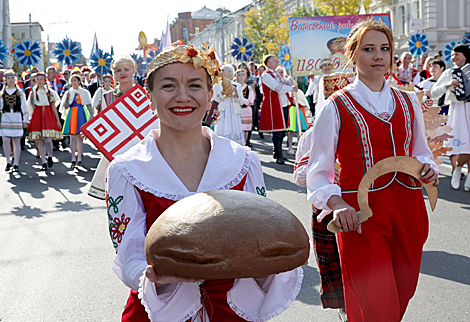 Dazhynki harvest festival in Vitebsk