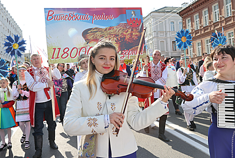 Dazhynki harvest festival in Vitebsk