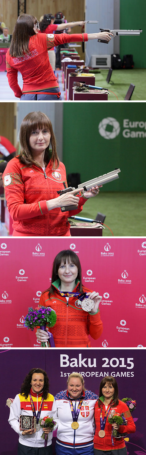 Виктория Чайка завоевала бронзу Евроигр в стрельбе из пневматического пистолета на 10 м