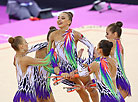 Сборная Беларуси по художественной гимнастике завоевала бронзу в групповых упражнениях на Европейских играх