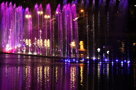 Fountains season in Minsk over