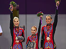 Белорусская женская группа акробаток выиграла бронзу в многоборье на Европейских играх