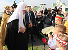 Богослужение с участием патриарха Кирилла в Свято-Духовом соборе Минска