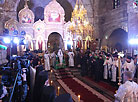 Patriarch Kirill led a lity for the people killed during the war in St. Nicholas Church in the Brest Fortress