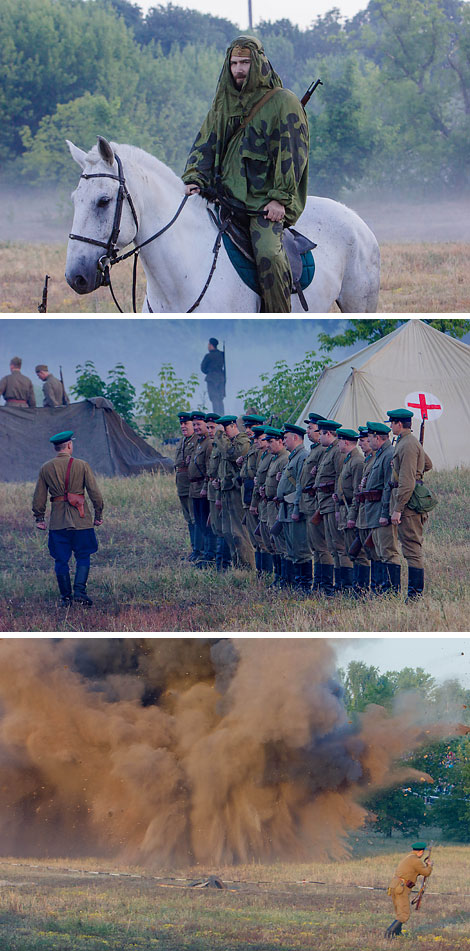 Reenactment of the Brest Citadel Defense