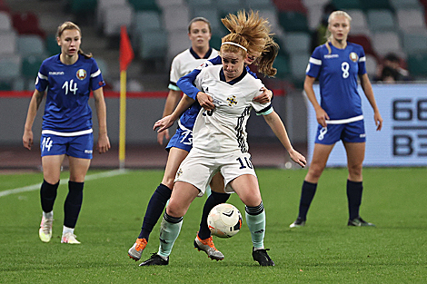 Belarus vs Northern Ireland in UEFA Women's EURO 2021 qualifier