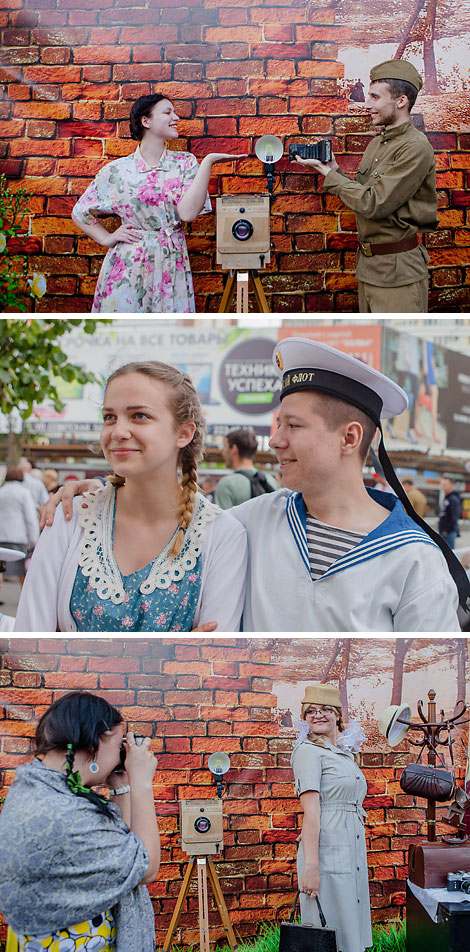 Reenactment of the last day of peace of 1941 in Brest