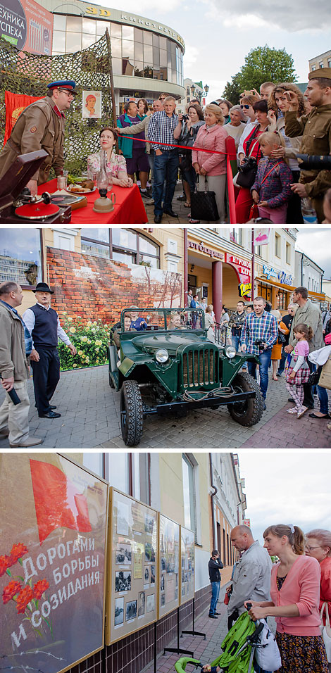 Reenactment of the last day of peace of 1941 in Brest