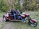 Twin brothers from Orsha Andrei and Valery Zhivutsky make a unique trike