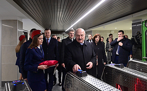 Opening of the Minsk metro third line 