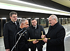 Ceremony to inaugurate the Minsk metro third line