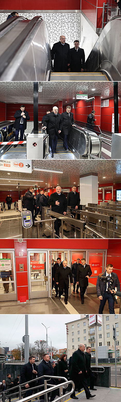 Opening of the Minsk metro third line 