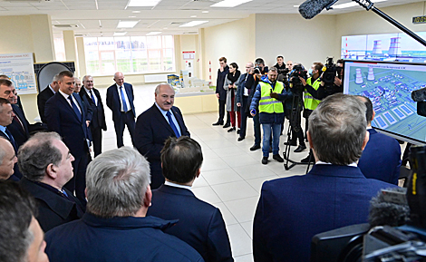 Aleksandr Lukashenko visits the Belarusian nuclear power plant