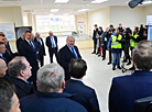 Aleksandr Lukashenko visits the Belarusian nuclear power plant