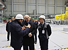 Aleksandr Lukashenko visits the Belarusian nuclear power plant