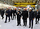 Aleksandr Lukashenko visits the Belarusian nuclear power plant