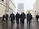 Aleksandr Lukashenko visits the Belarusian nuclear power plant