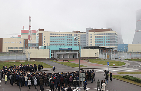 Speech to the workers and builders of the Belarusian nuclear power plant 